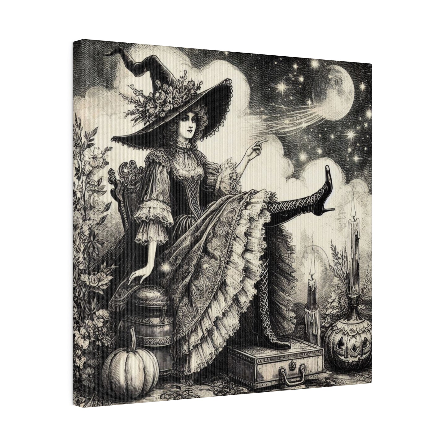 Witch Canvas, Matte Stretched, 0.75"