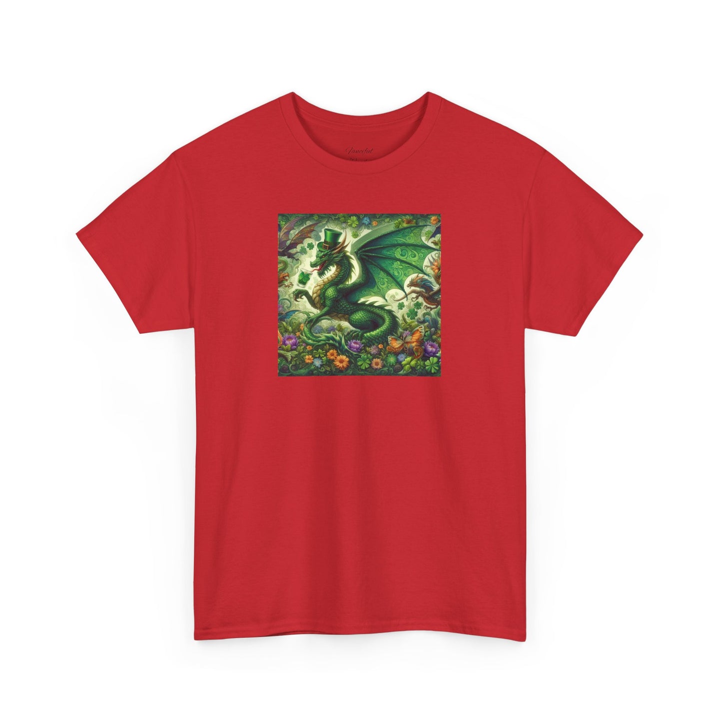 Dragon St. Patrick"s Day Unisex Heavy Cotton Tee - Gildan 100% Cotton