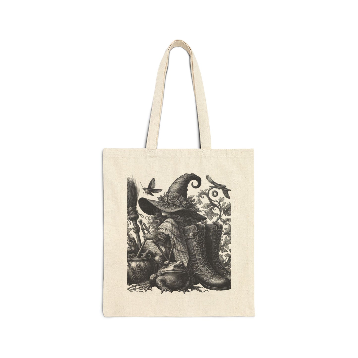 Witch Tote Bag - Cotton Canvas