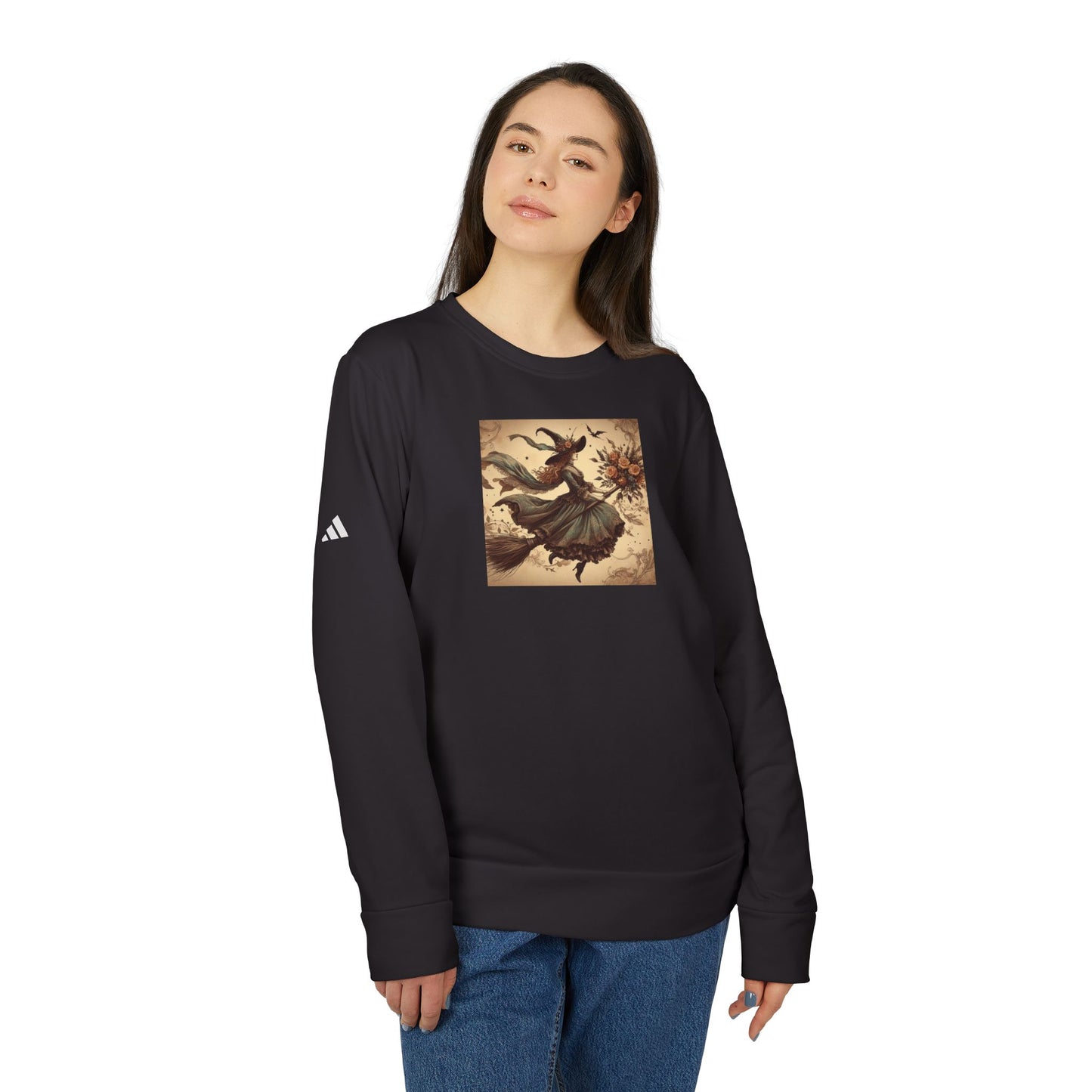 Witch Adidas® Unisex Fleece Crewneck Sweatshirt