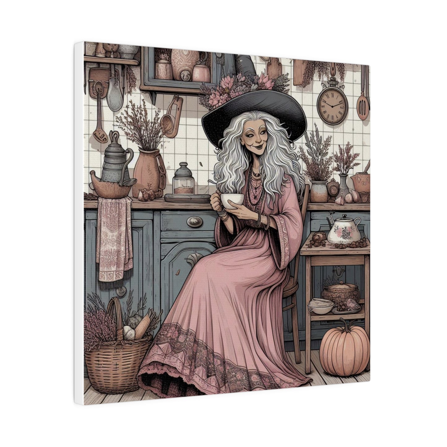 Witch Canvas, Matte Stretched, 0.75"