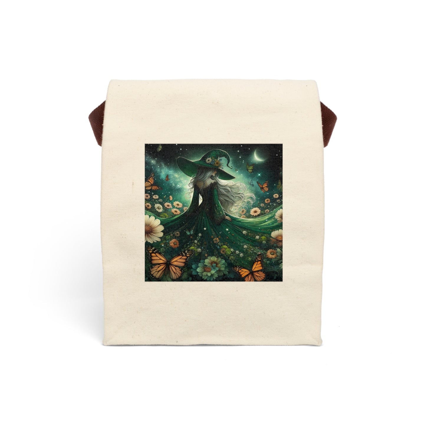 Witch Canvas Lunch Bag