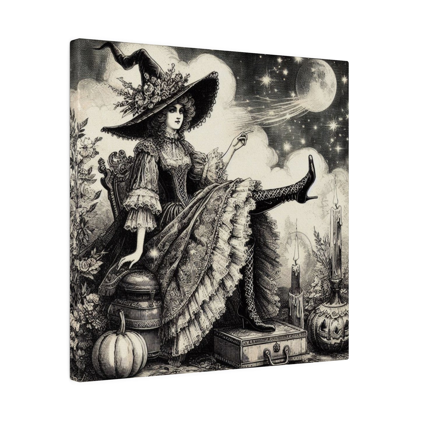 Witch Canvas, Matte Stretched, 0.75"