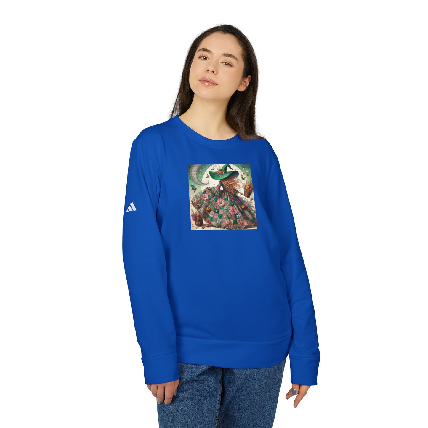 Witch Adidas® Unisex Fleece Crewneck Sweatshirt