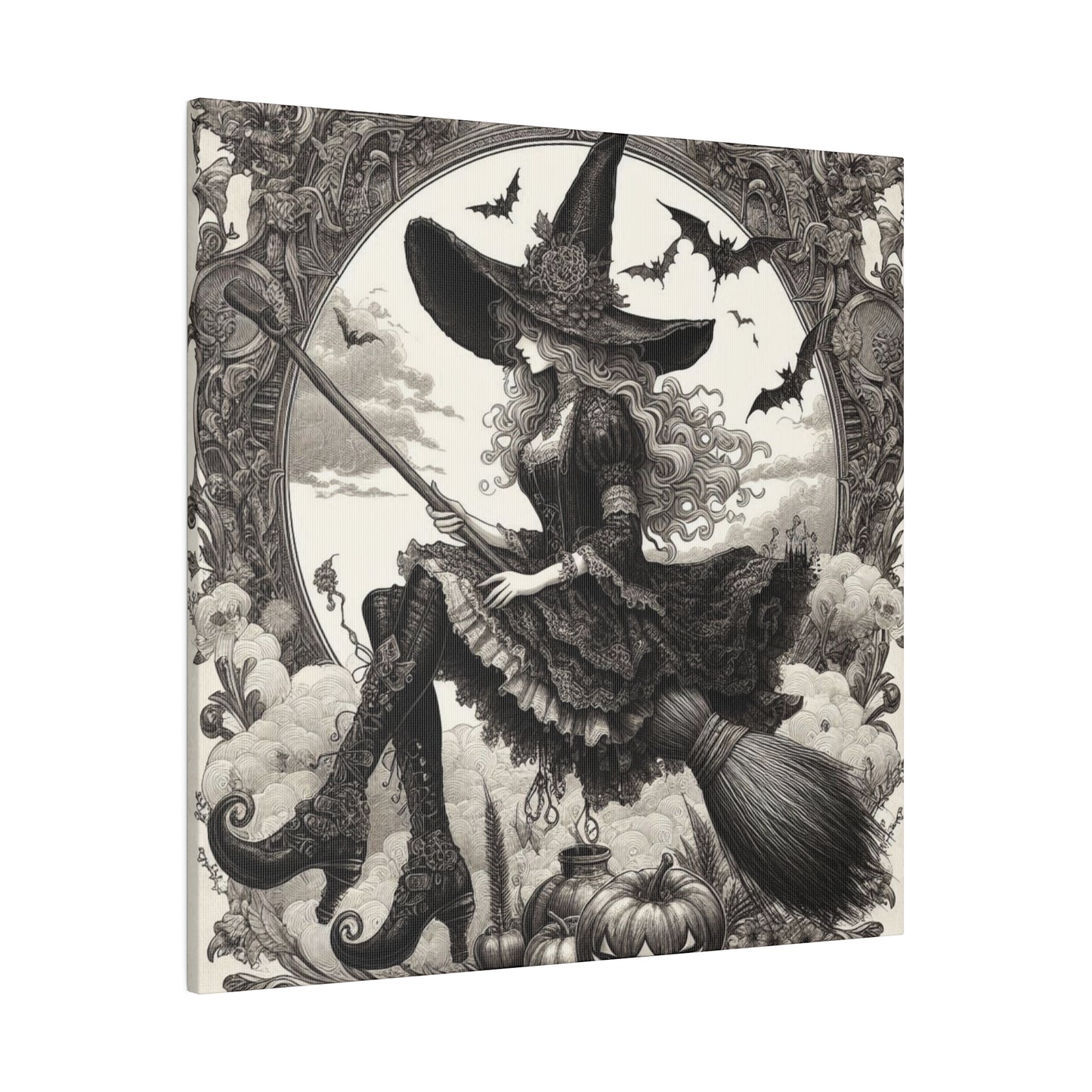 Witch Canvas, Matte Stretched, 0.75"