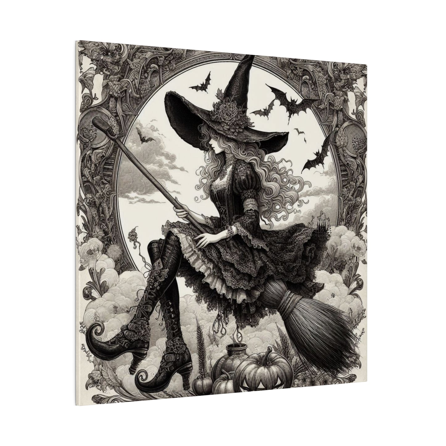 Witch Canvas, Matte Stretched, 0.75"