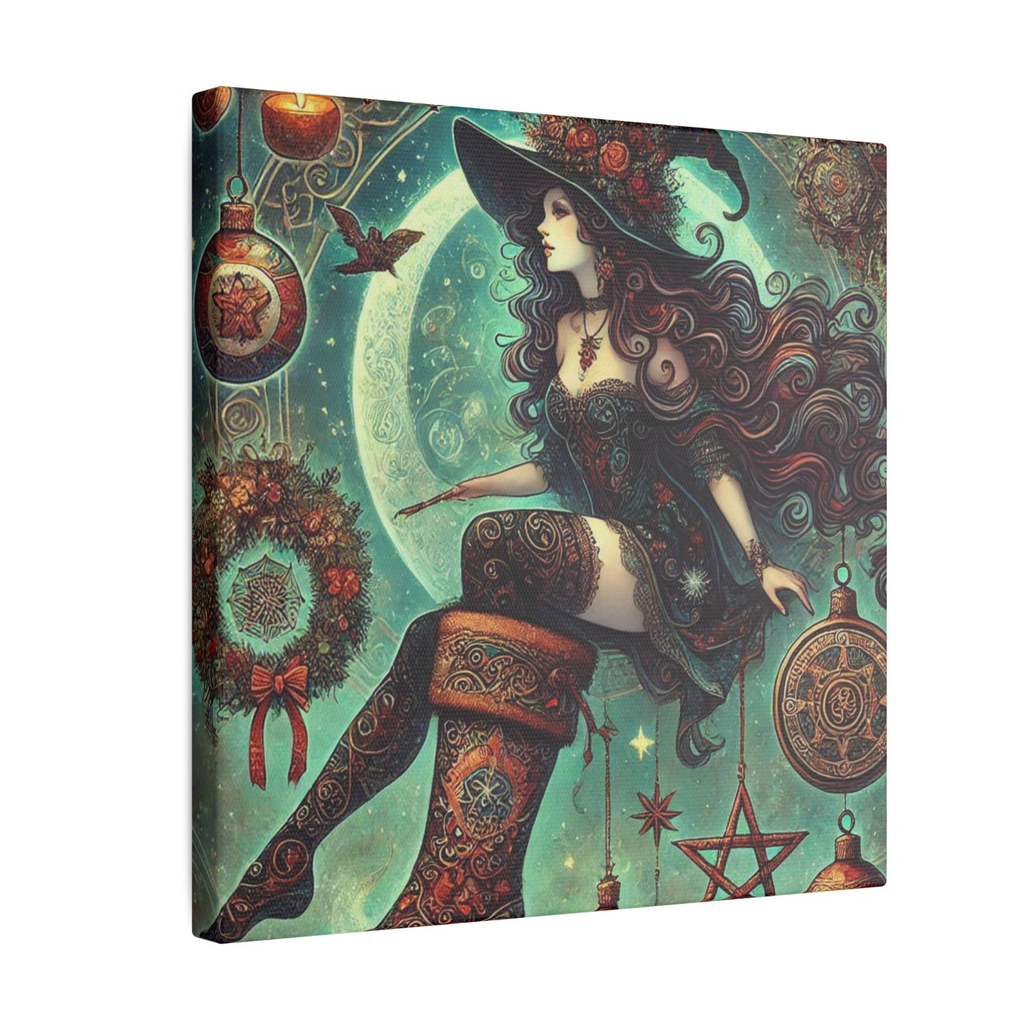 Canvas Wall Art - Witch Design