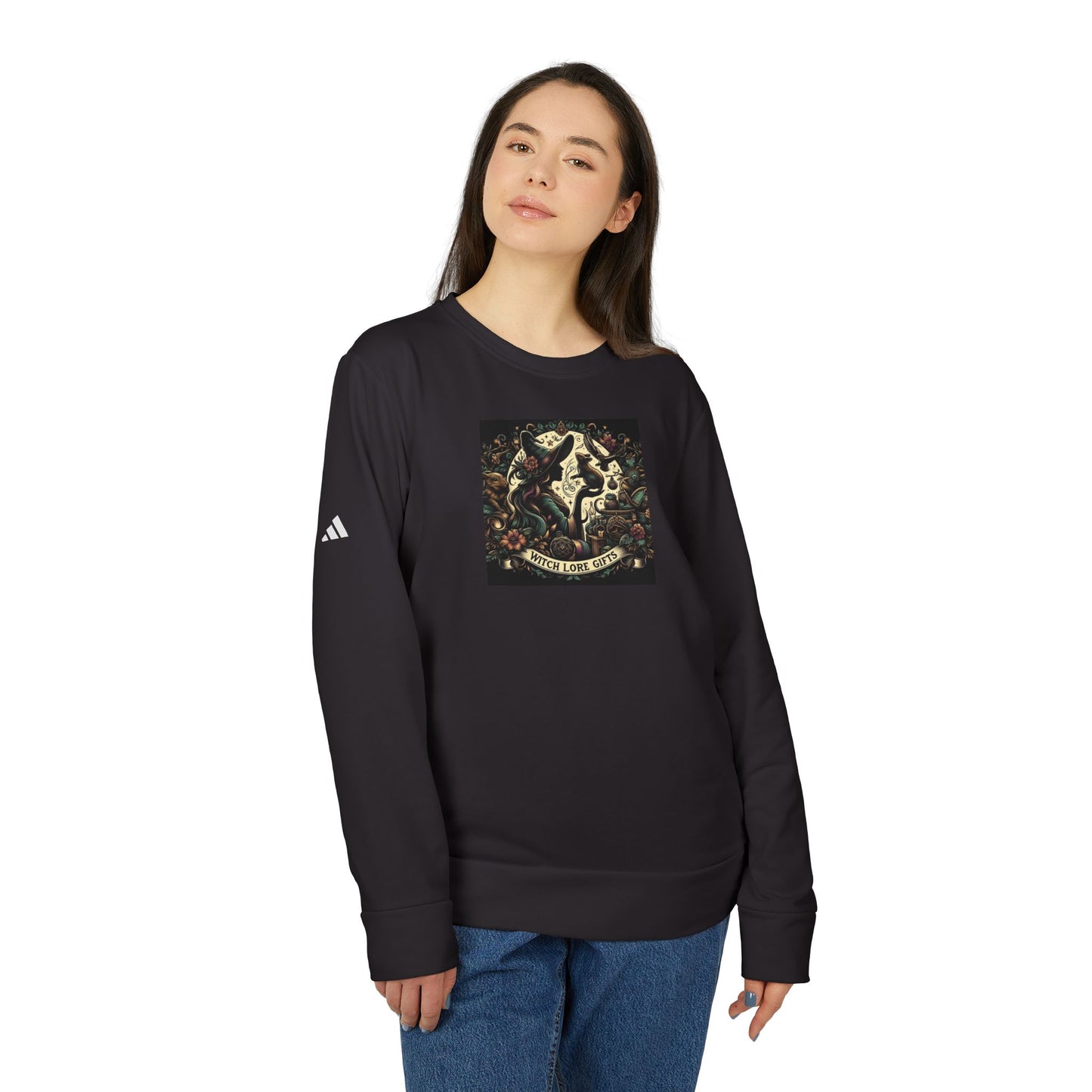 Witch Lore Gifts Adidas® Unisex Fleece Crewneck Sweatshirt