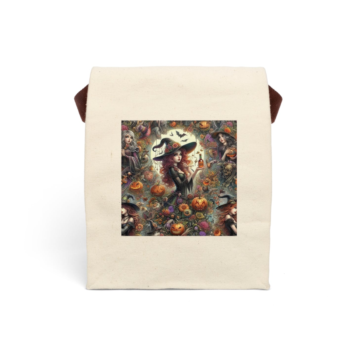 Witch Canvas Lunch Bag