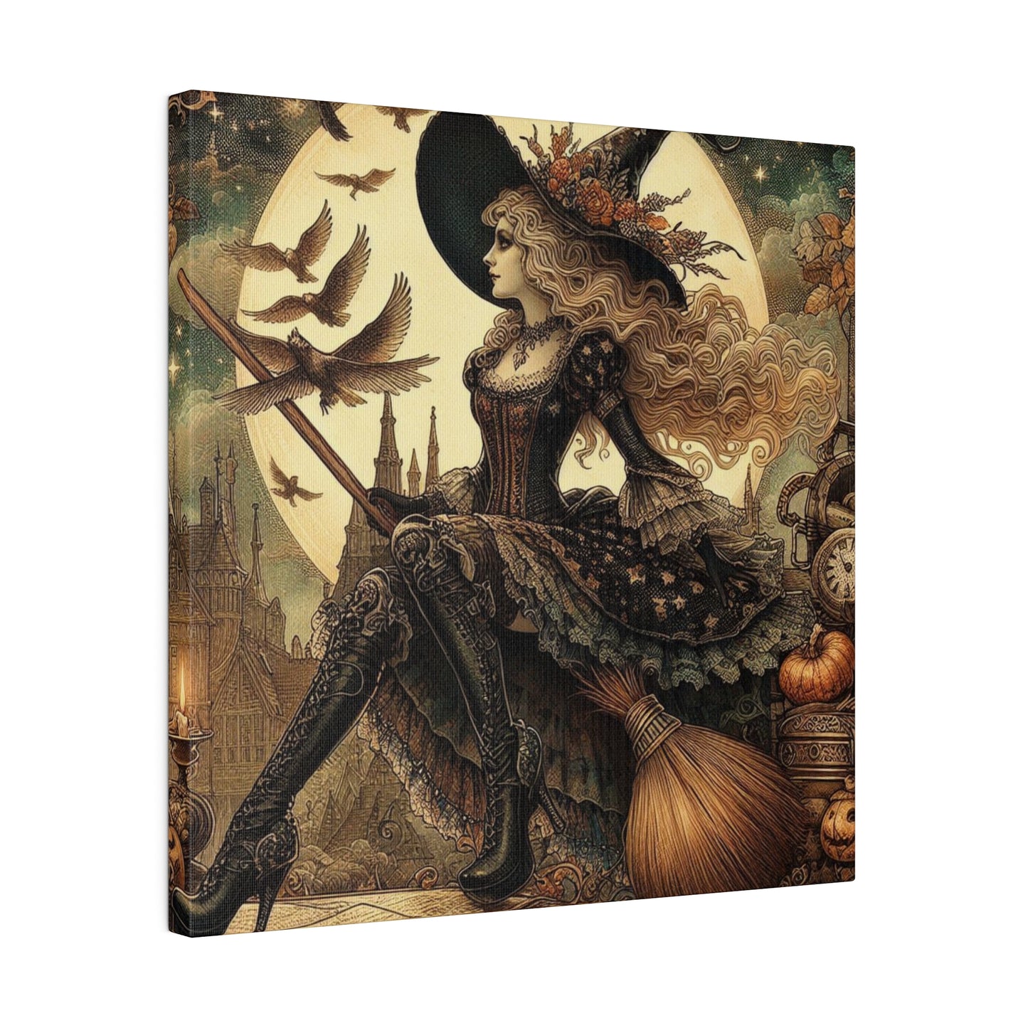 Witch Canvas, Matte Stretched, 0.75"