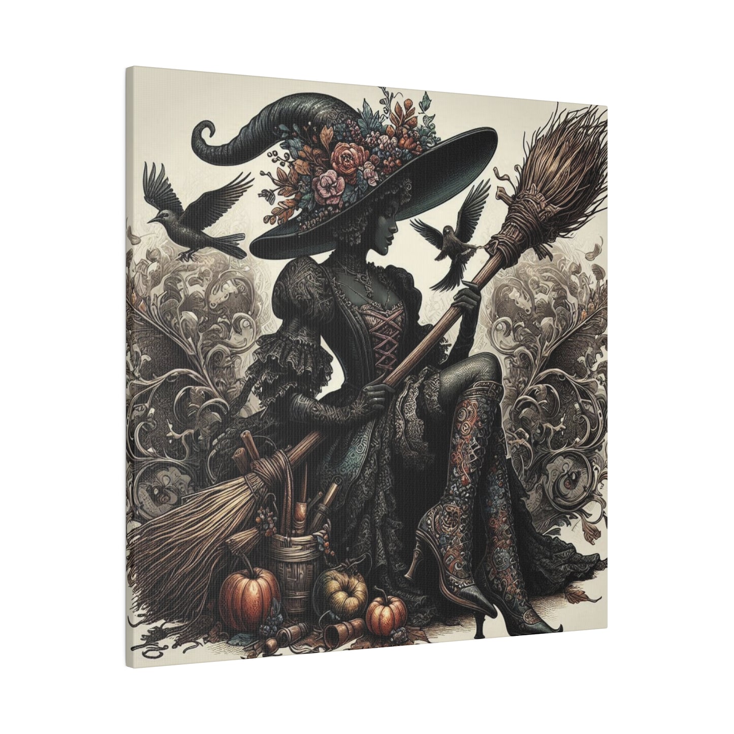 Witch Canvas, Matte Stretched, 0.75"