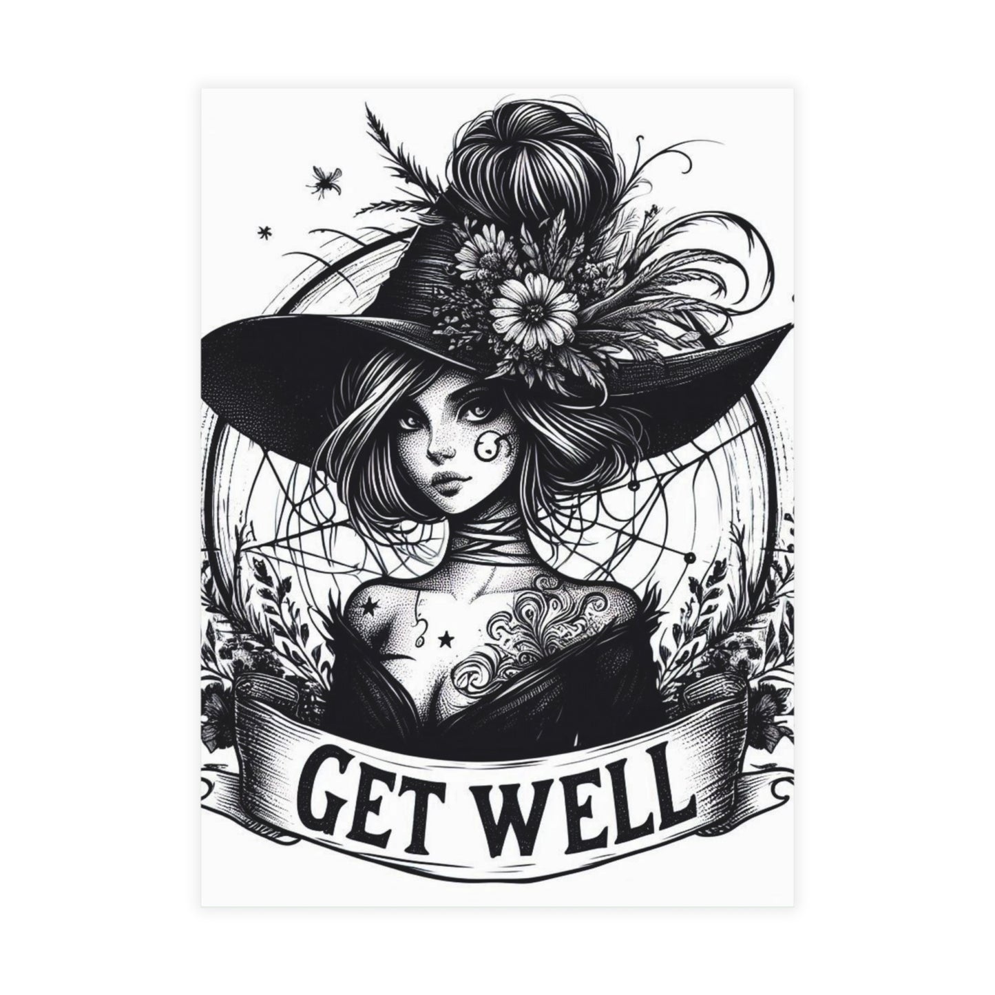 Get Well Witch Postcard Bundles