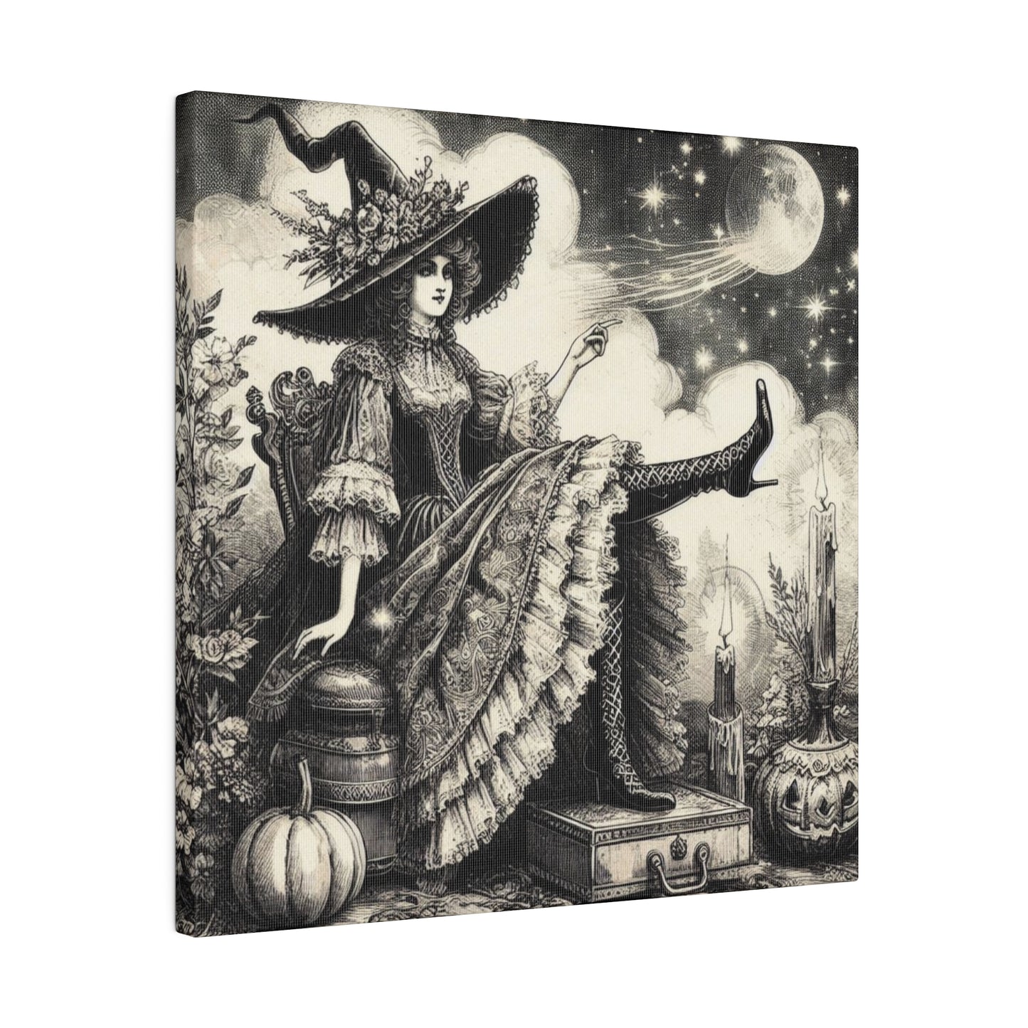 Witch Canvas, Matte Stretched, 0.75"