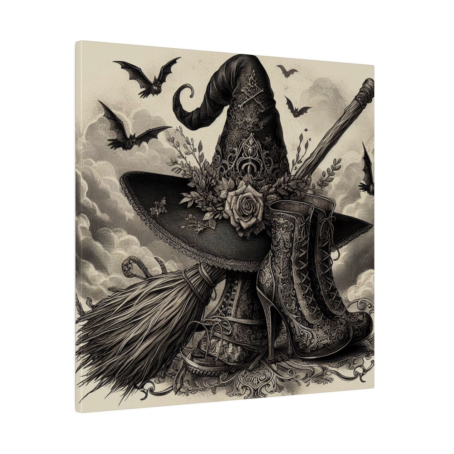 Witch Hat Canvas, Matte Stretched, 0.75"