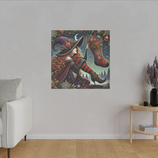 Canvas Wall Art - Witch Design