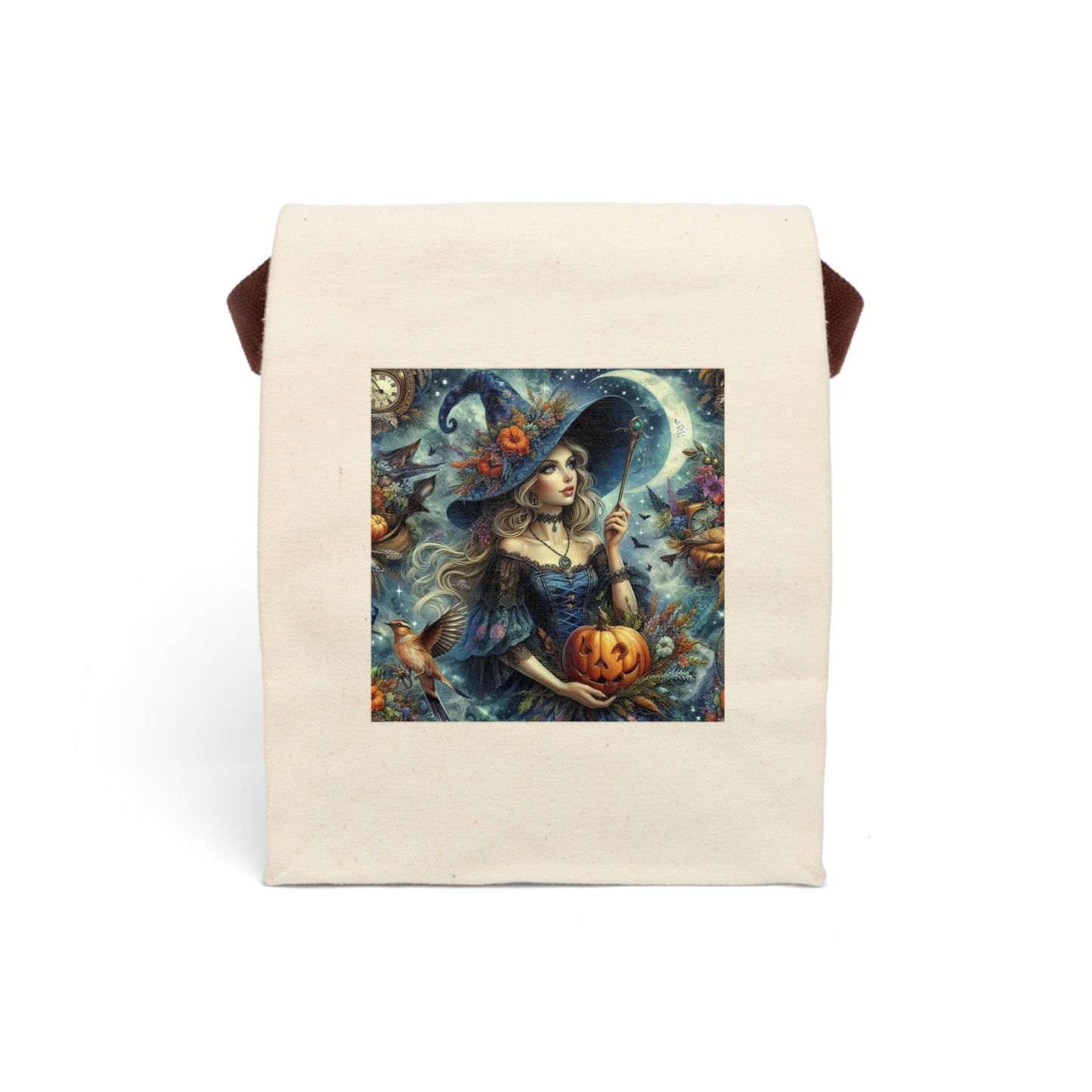 Witch Canvas Lunch Bag