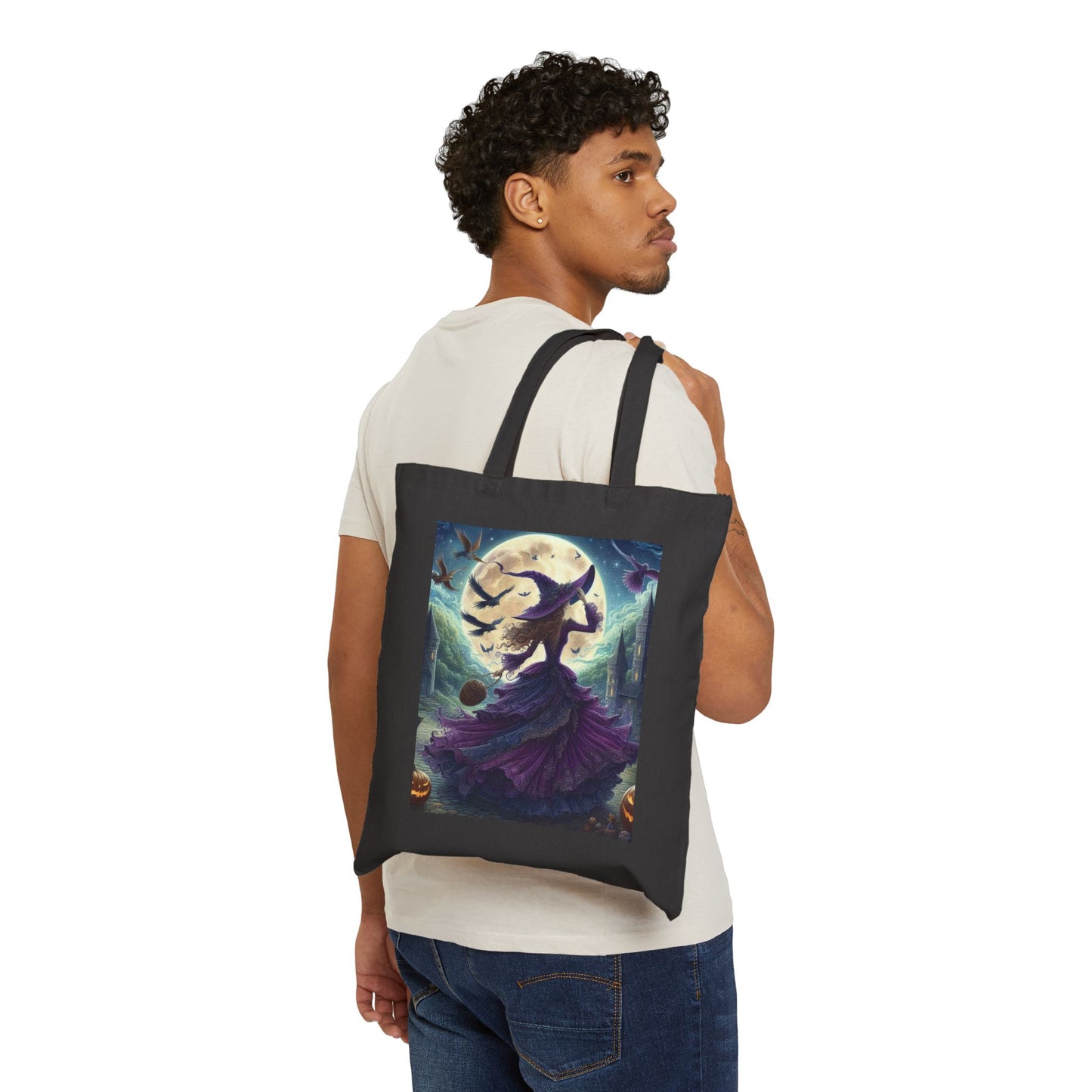 Witch Tote Bag - Cotton Canvas