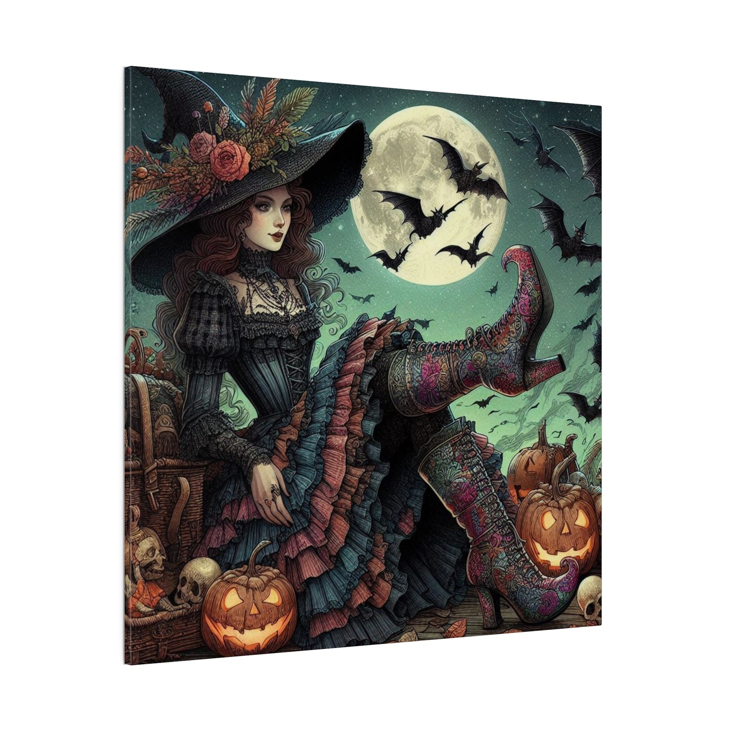 Witch Canvas, Matte Stretched, 0.75"