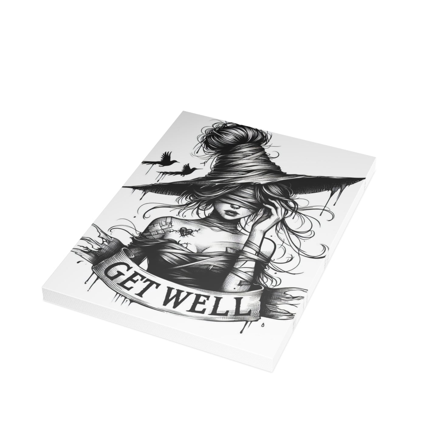 Get Well Witch Postcard Bundles