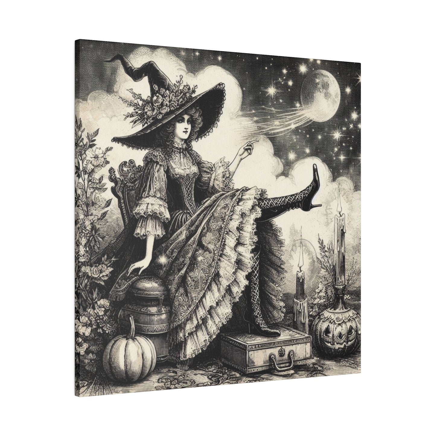 Witch Canvas, Matte Stretched, 0.75"