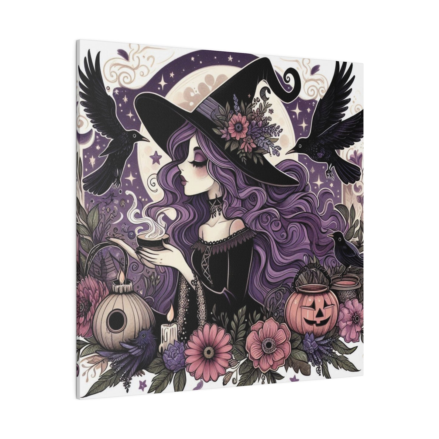 Witch Canvas, Matte Stretched, 0.75"