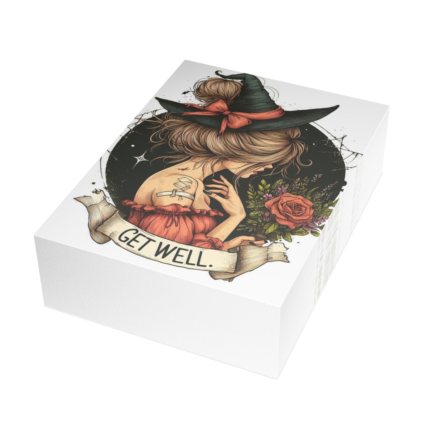 Get Well Witch Postcard Bundles