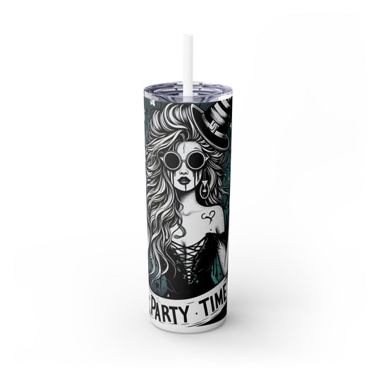 Party Time Witch Tumbler with Straw, 20oz