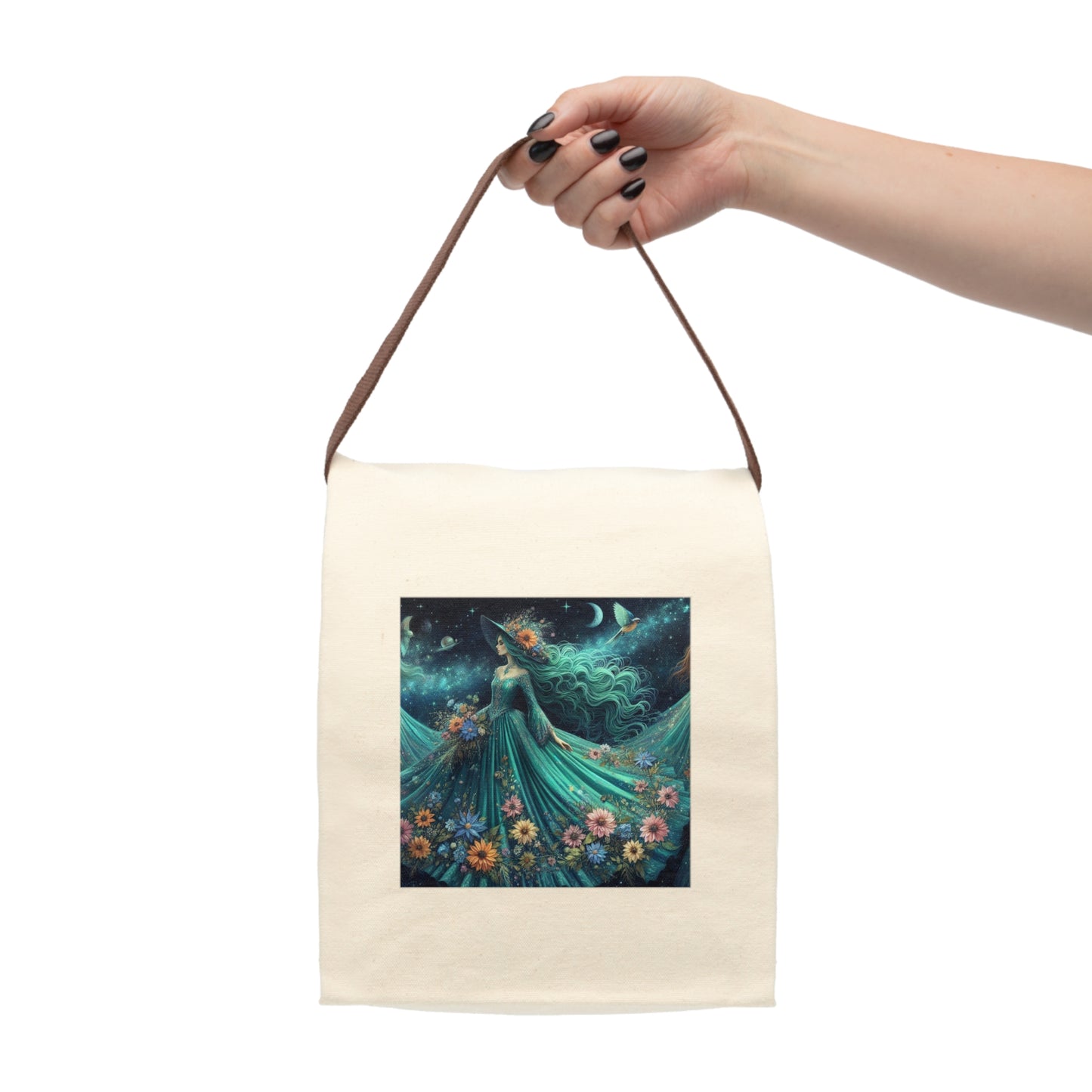 Witch Canvas Lunch Bag