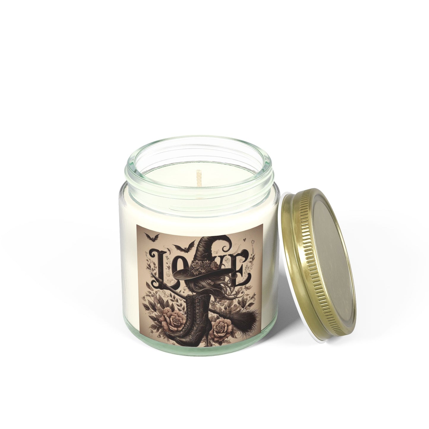 Love Witch Candles, Coconut Apricot Wax (4oz, 9oz)