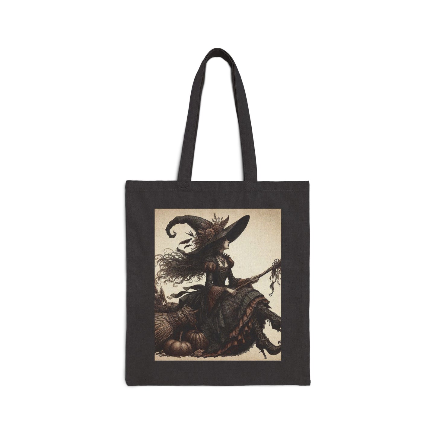 Witch Tote Bag - Cotton Canvas