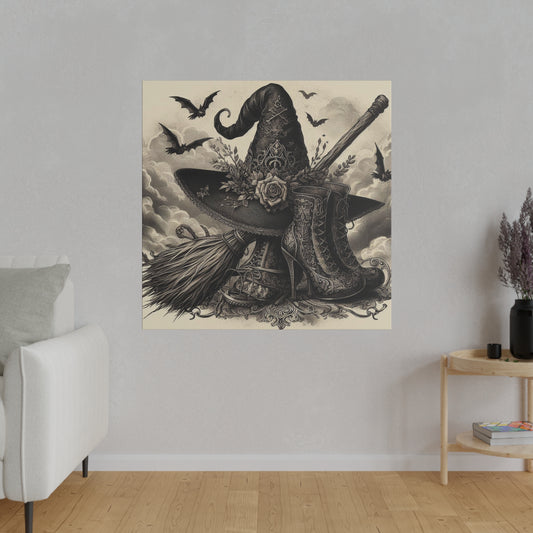 Witch Hat Canvas, Matte Stretched, 0.75"