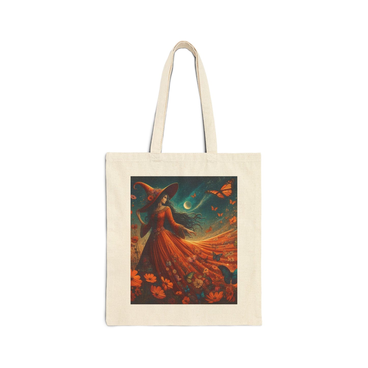 Witch Tote Bag - Cotton Canvas