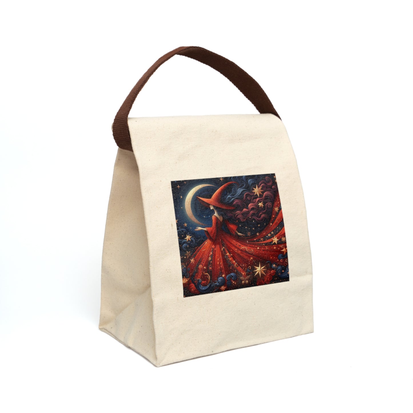 Witch Canvas Lunch Bag