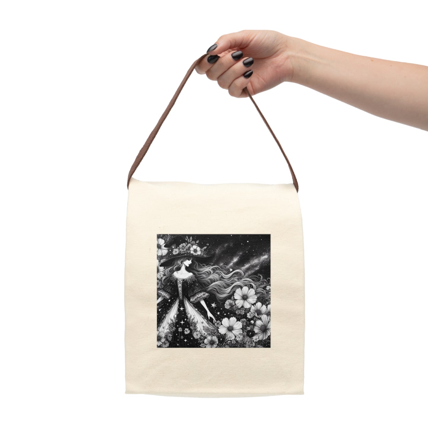 Witch Canvas Lunch Bag