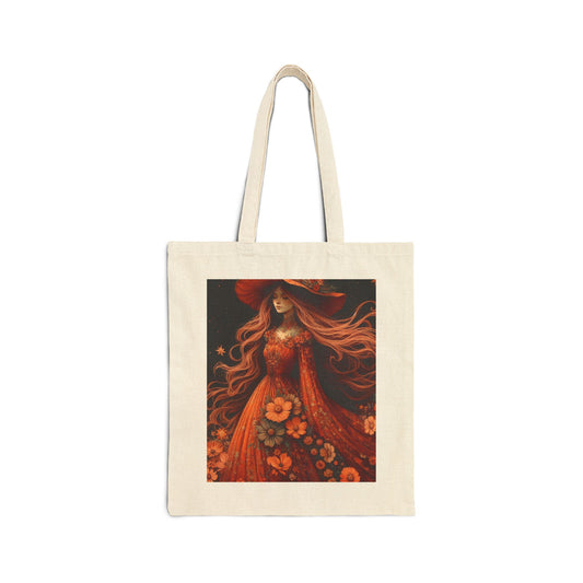 Witch Tote Bag - Cotton Canvas