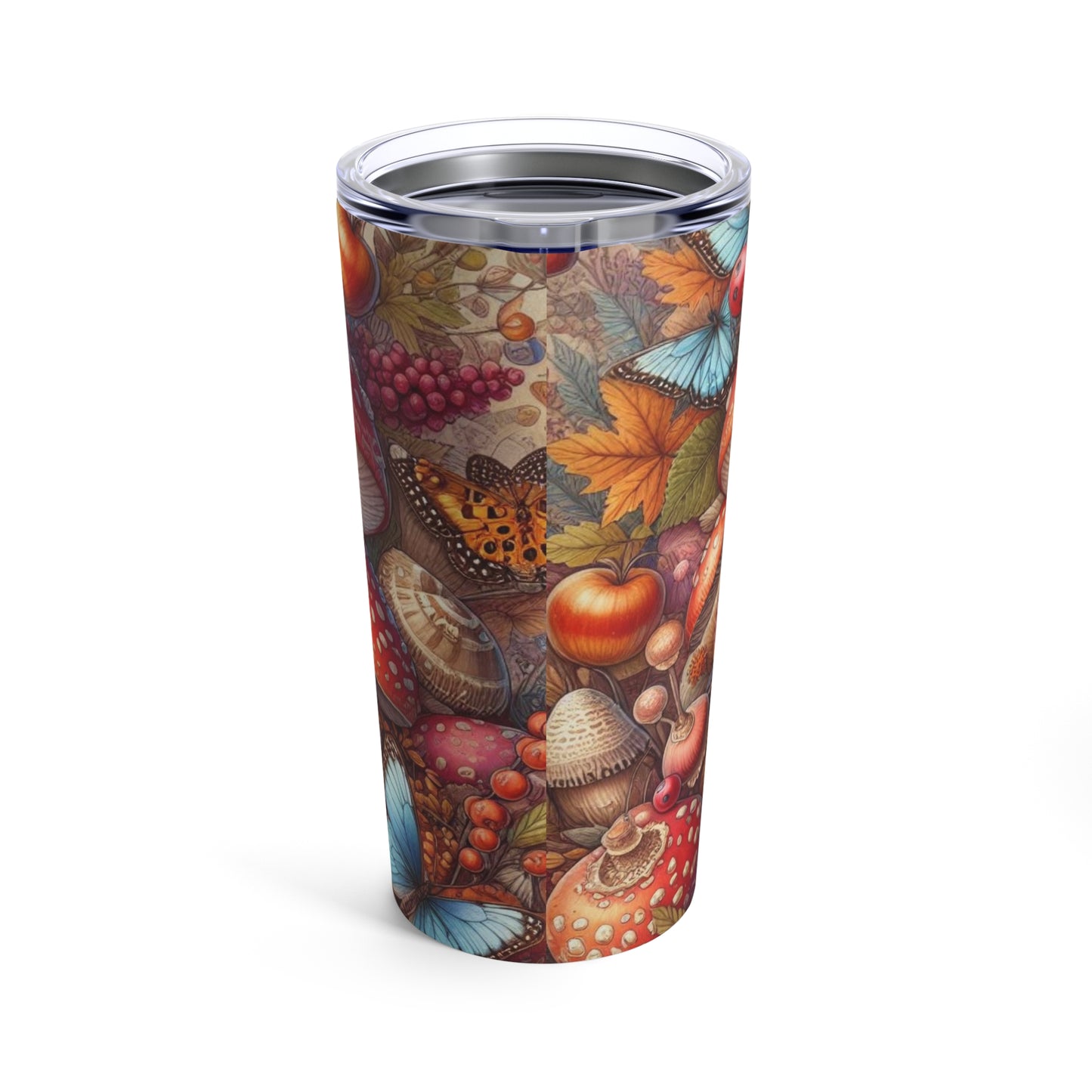 Amanita Muscaria & Butterfly Tumbler 20oz