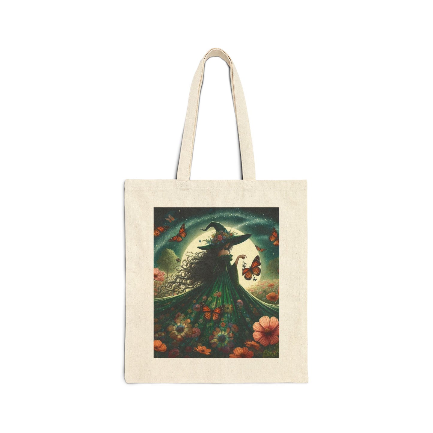 Witch Tote Bag - Cotton Canvas