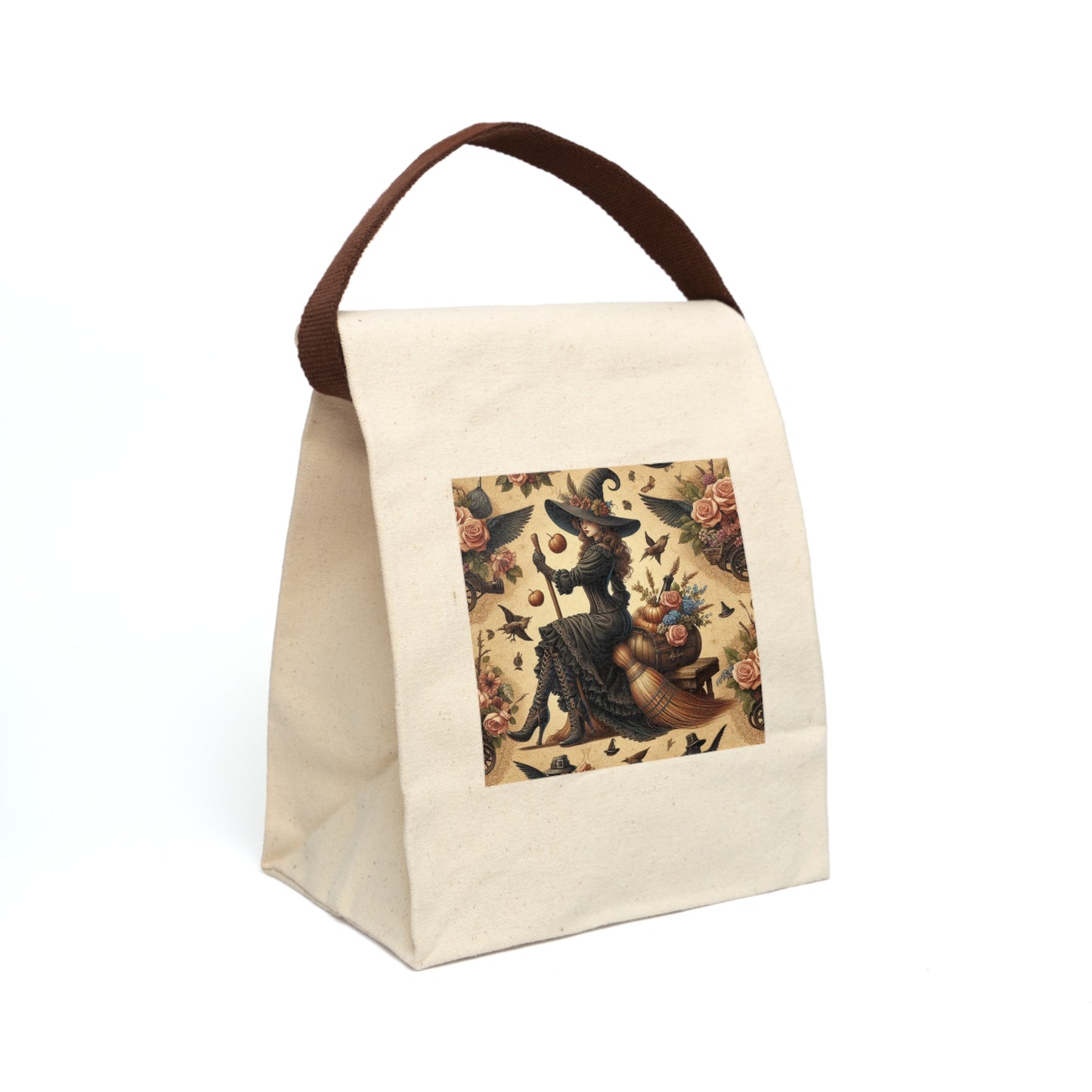 Witch Canvas Lunch Bag