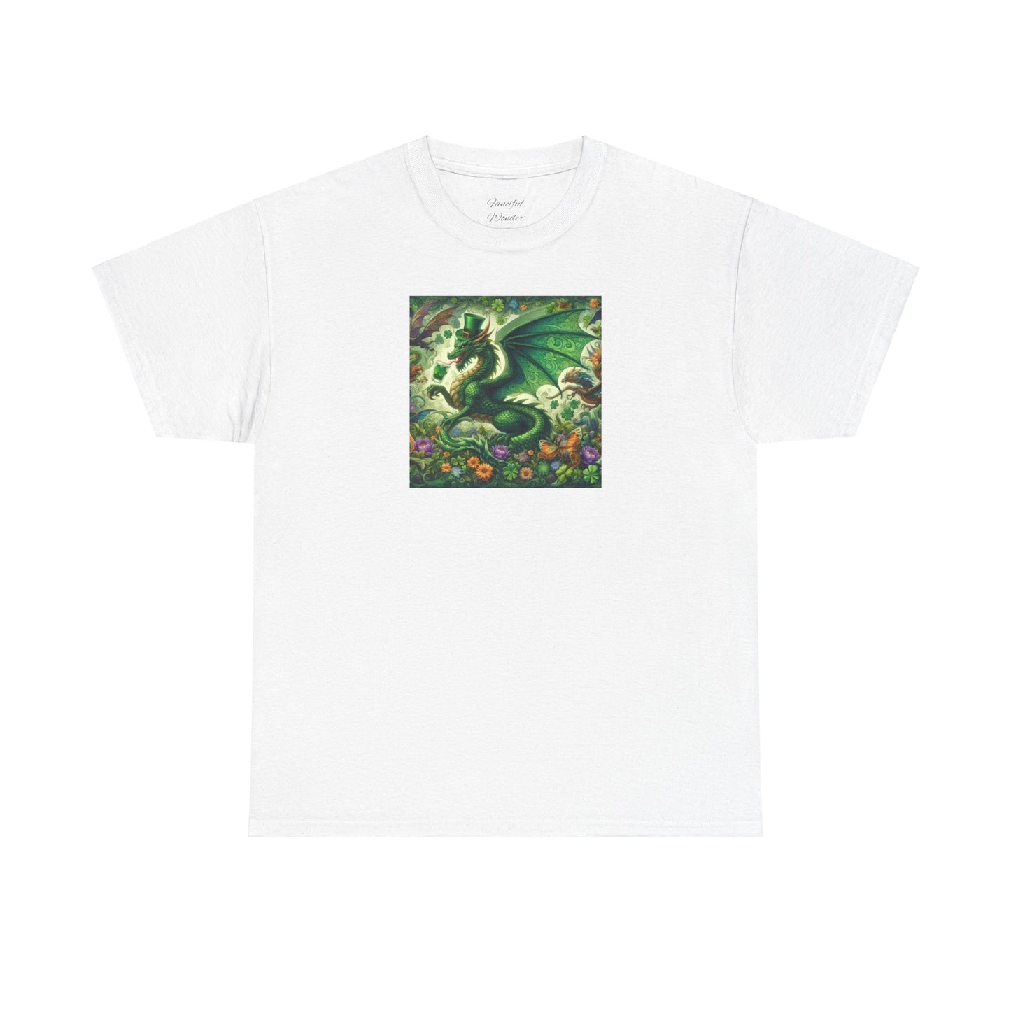 Dragon St. Patrick"s Day Unisex Heavy Cotton Tee - Gildan 100% Cotton