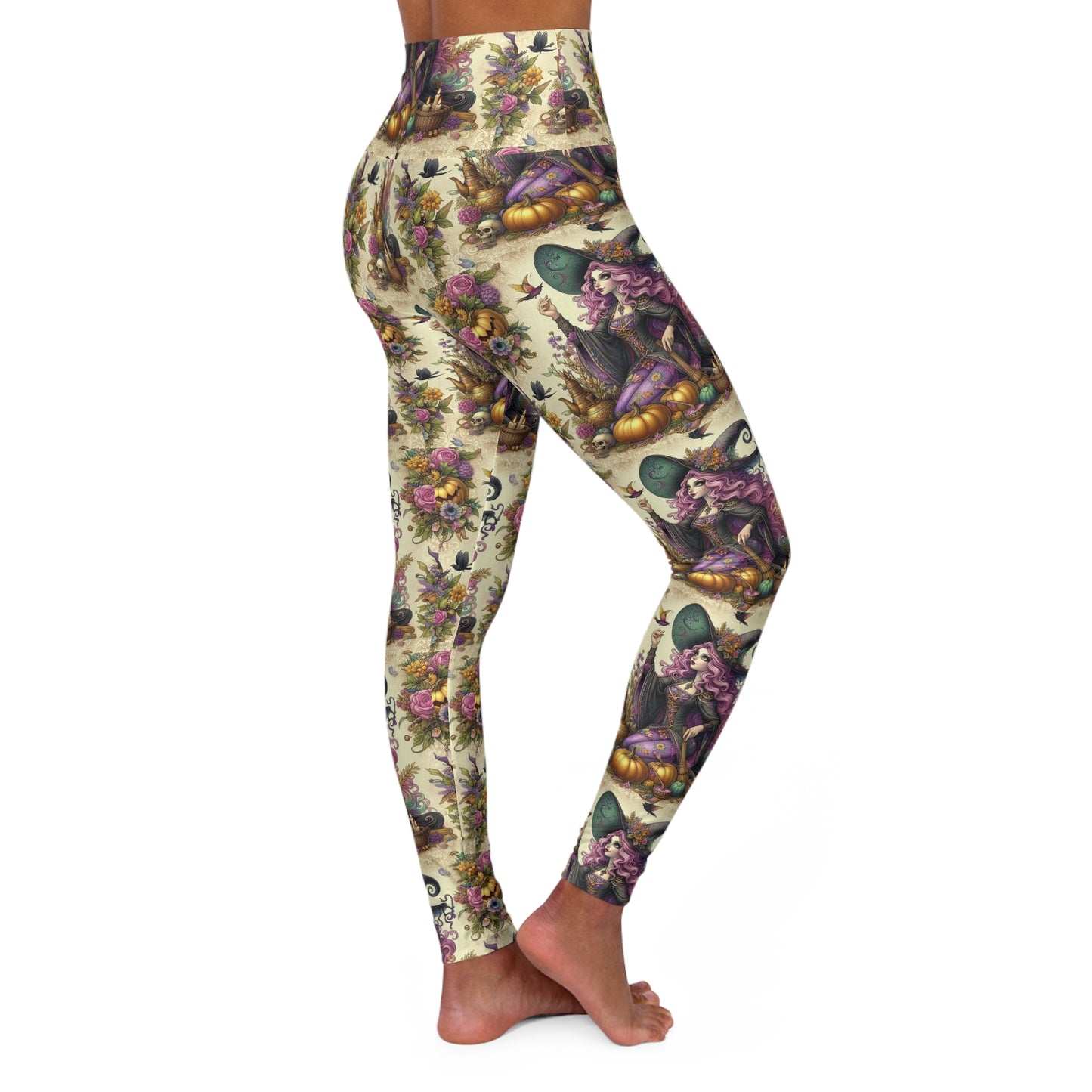 Witch High Waisted Yoga Leggings