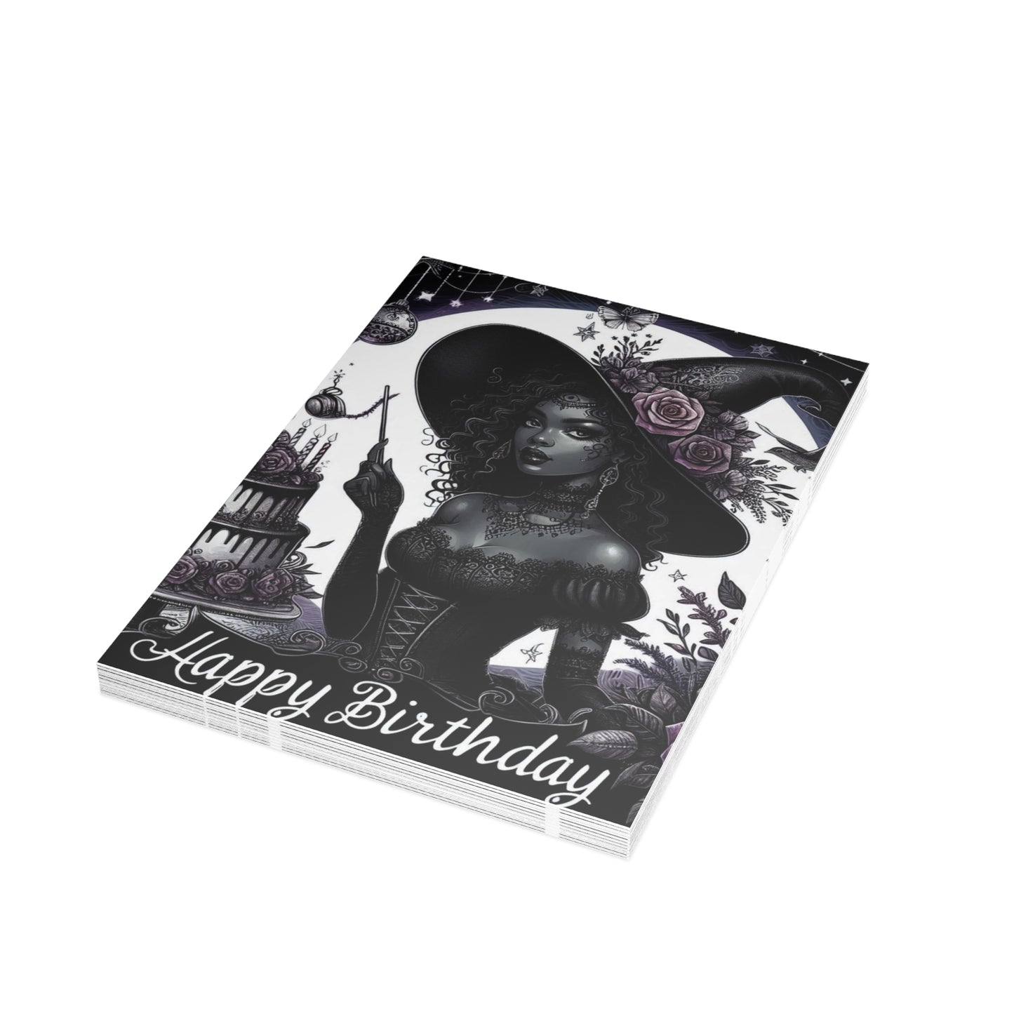 Witch Happy Birthday Postcard Bundles