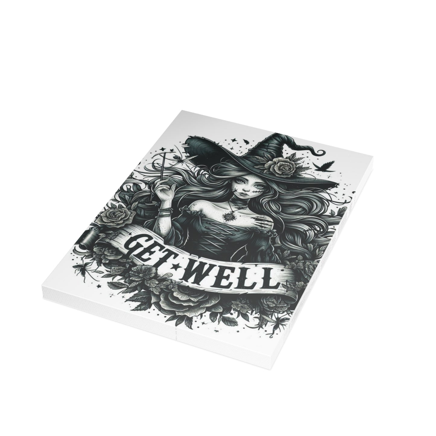 Get Well Witch Postcard Bundles