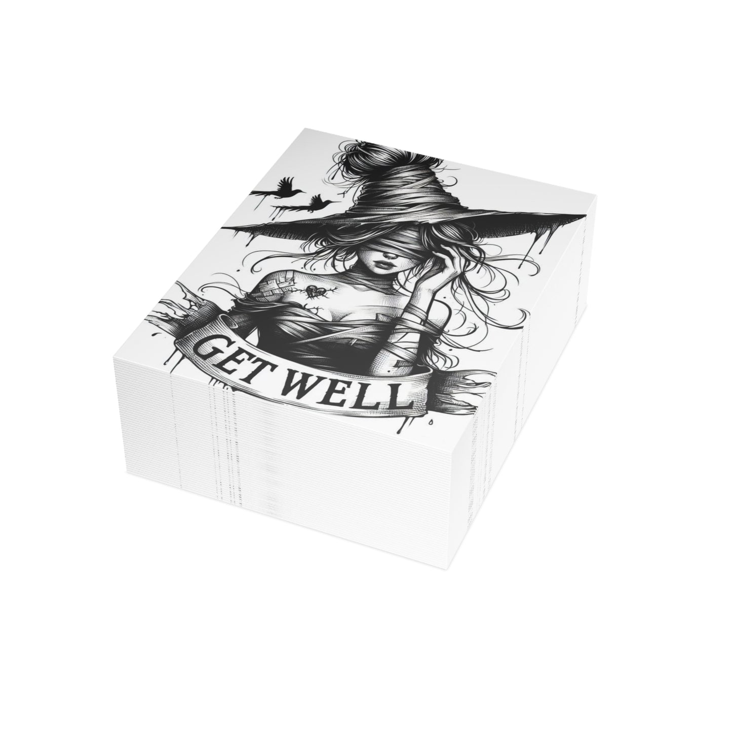 Get Well Witch Postcard Bundles