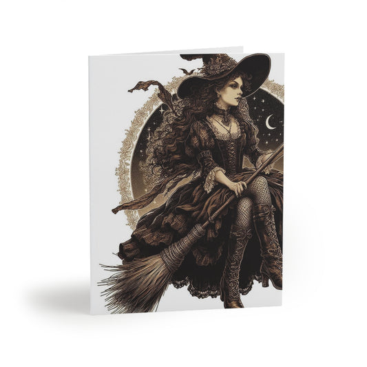 Witch Greeting Cards (8 pc, 16 pc, and 24 pc) Envelopes Included