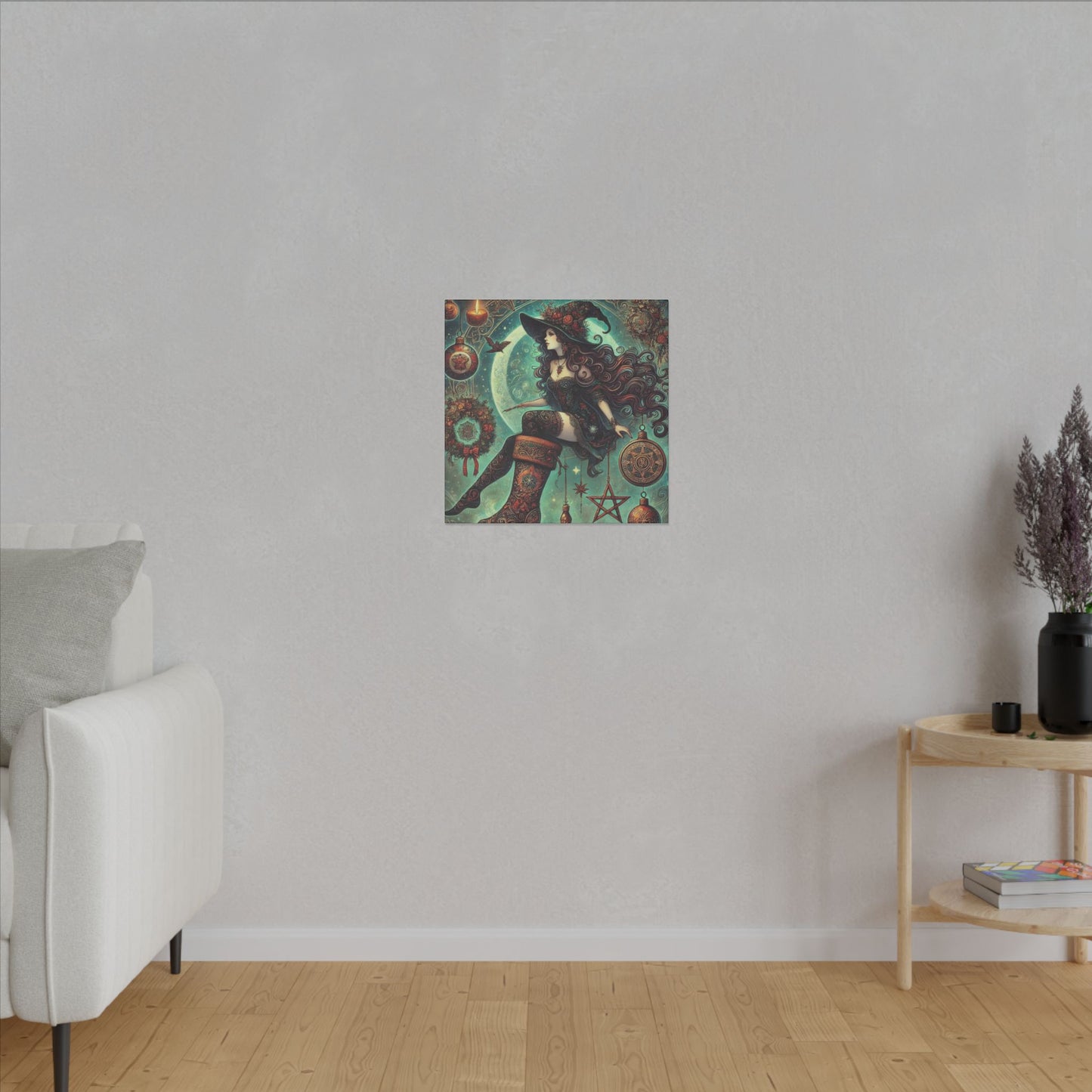 Canvas Wall Art - Witch Design