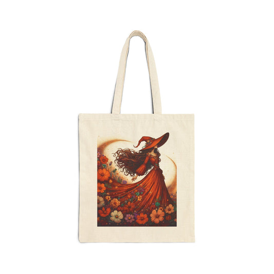 Witch Tote Bag - Cotton Canvas