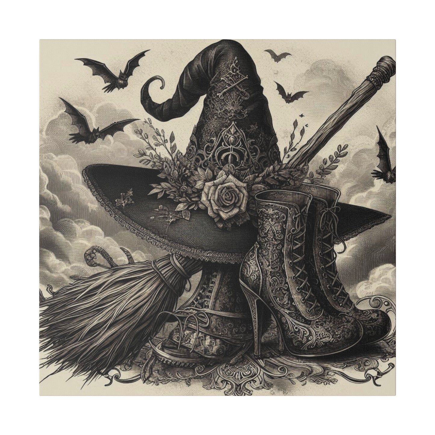 Witch Hat Canvas, Matte Stretched, 0.75"