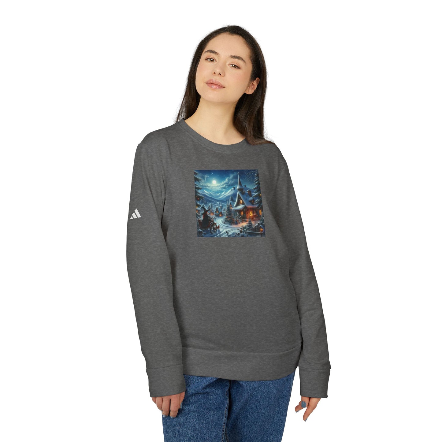 Witch Adidas® Unisex Fleece Crewneck Sweatshirt