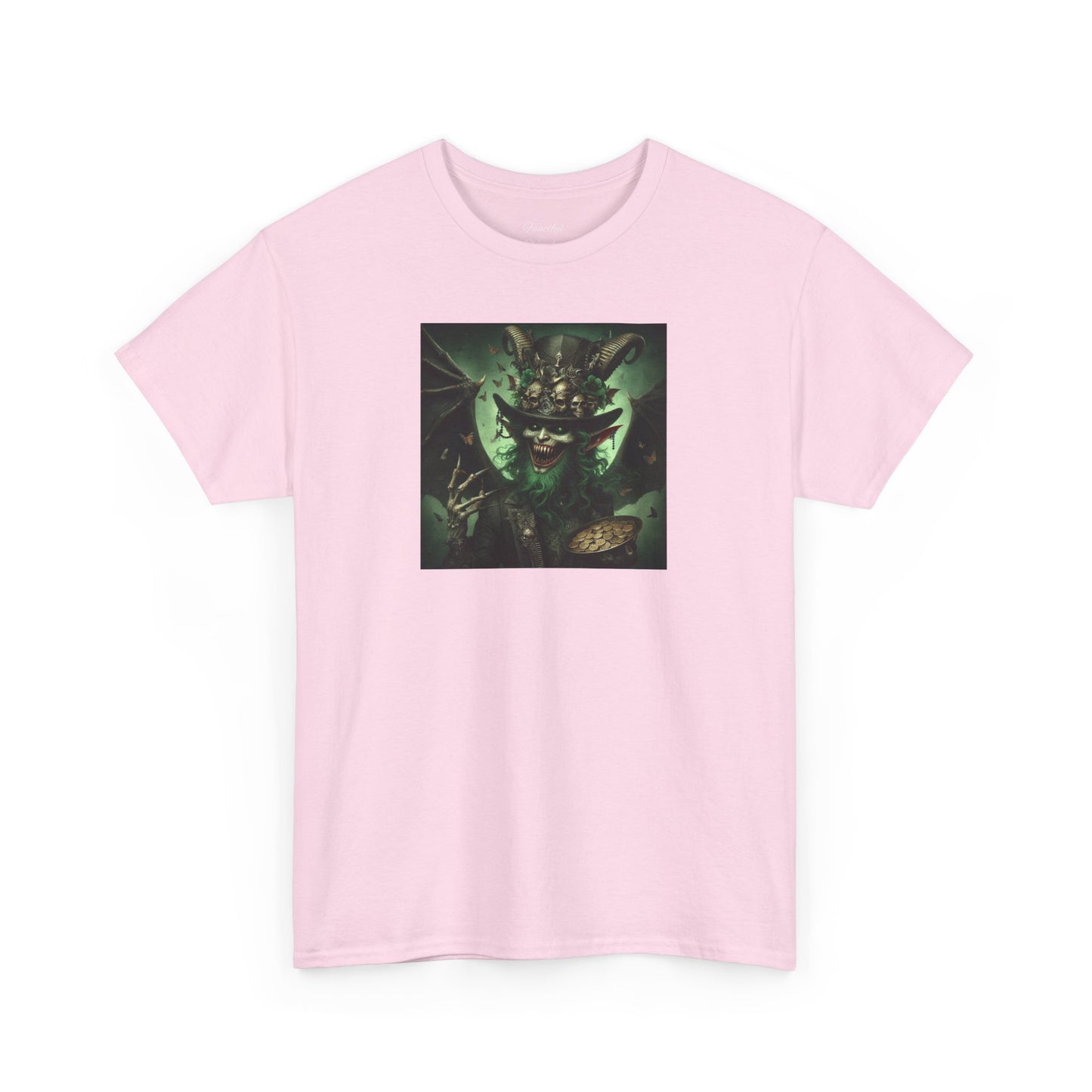 Demon Leprechaun St. Patrick's Day Unisex Heavy Cotton Tee - Gildan 100% Cotton