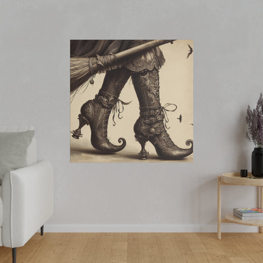 Witch Boots Canvas, Matte Stretched, 0.75"